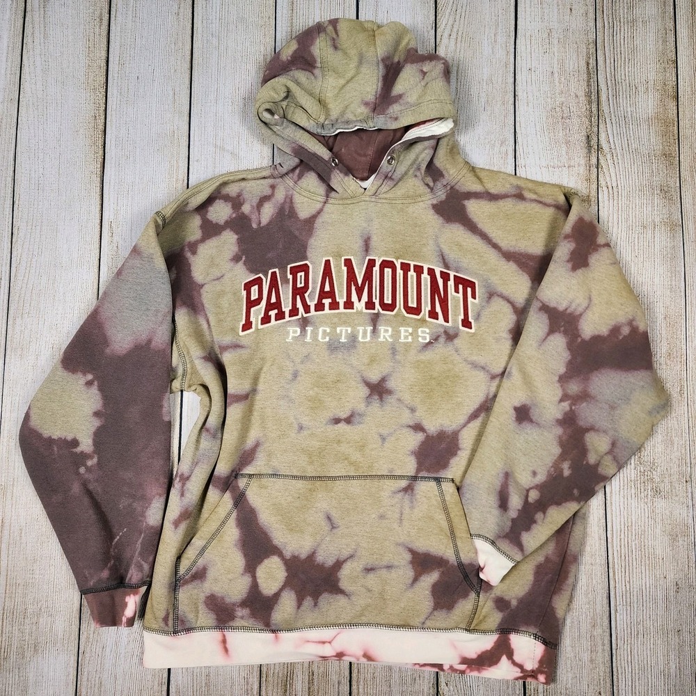 Rare Paramount Pictures‎ Tye Died Hoodie Mens (XL)